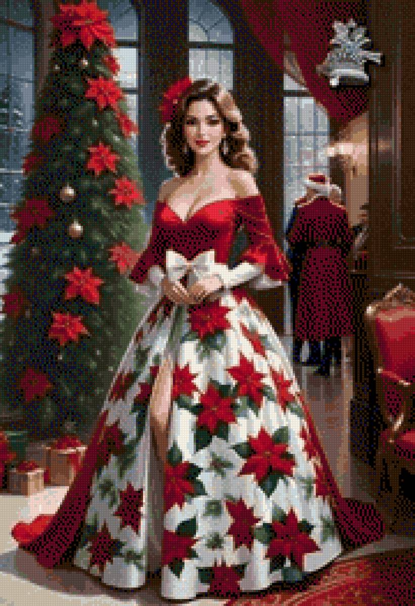 Mujer nochebuena - предпросмотр