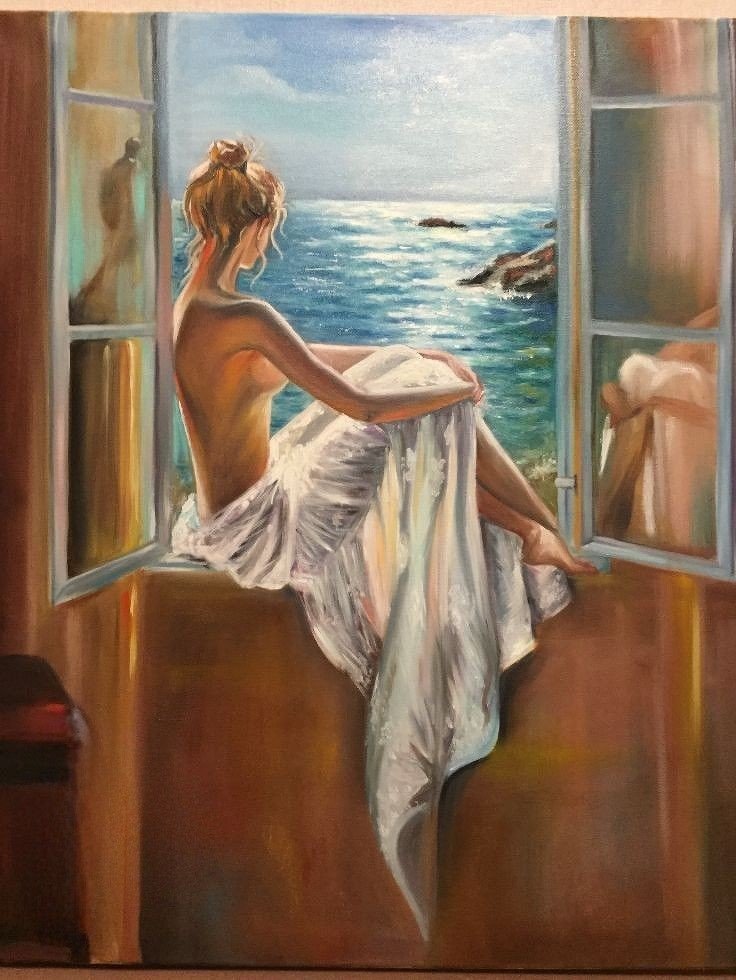 Contemplado la playa - оригинал