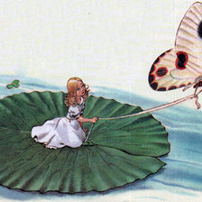 Схема вышивки «Дюймовочка»