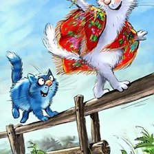 Схема вышивки «Догони»