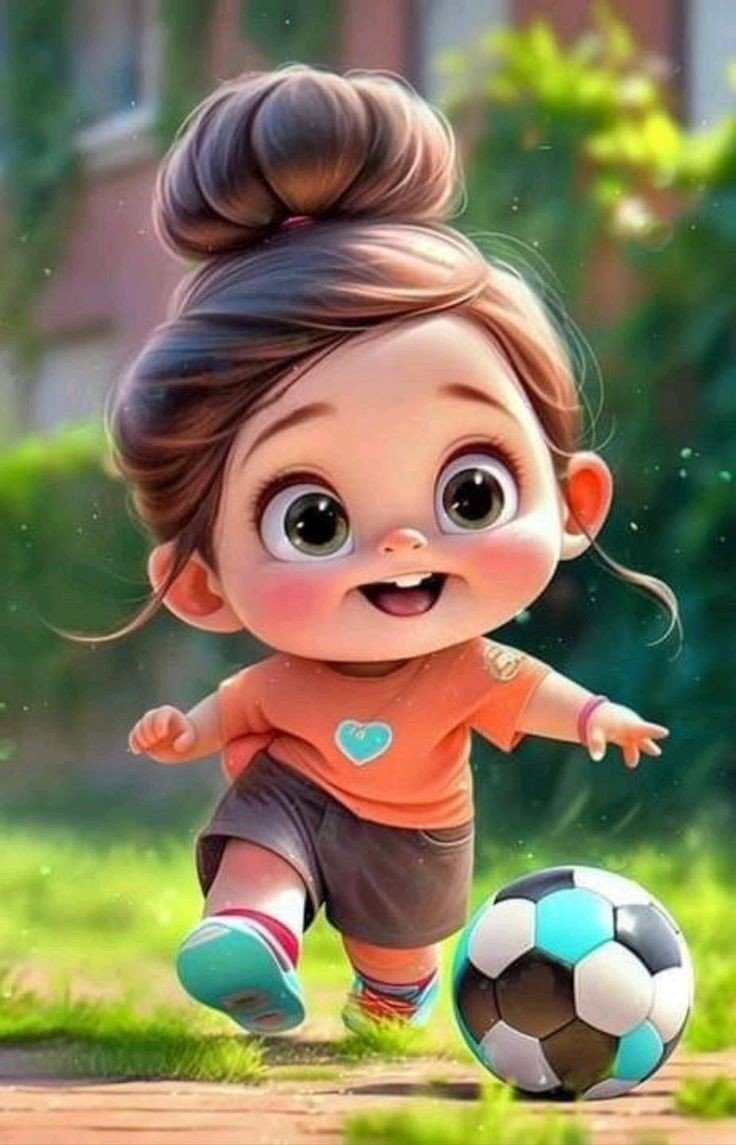 Niña futbolista - оригинал