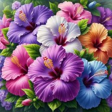 Схема вышивки «Flores»