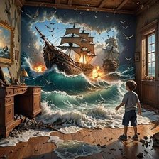 Схема вышивки «Оживший сон»