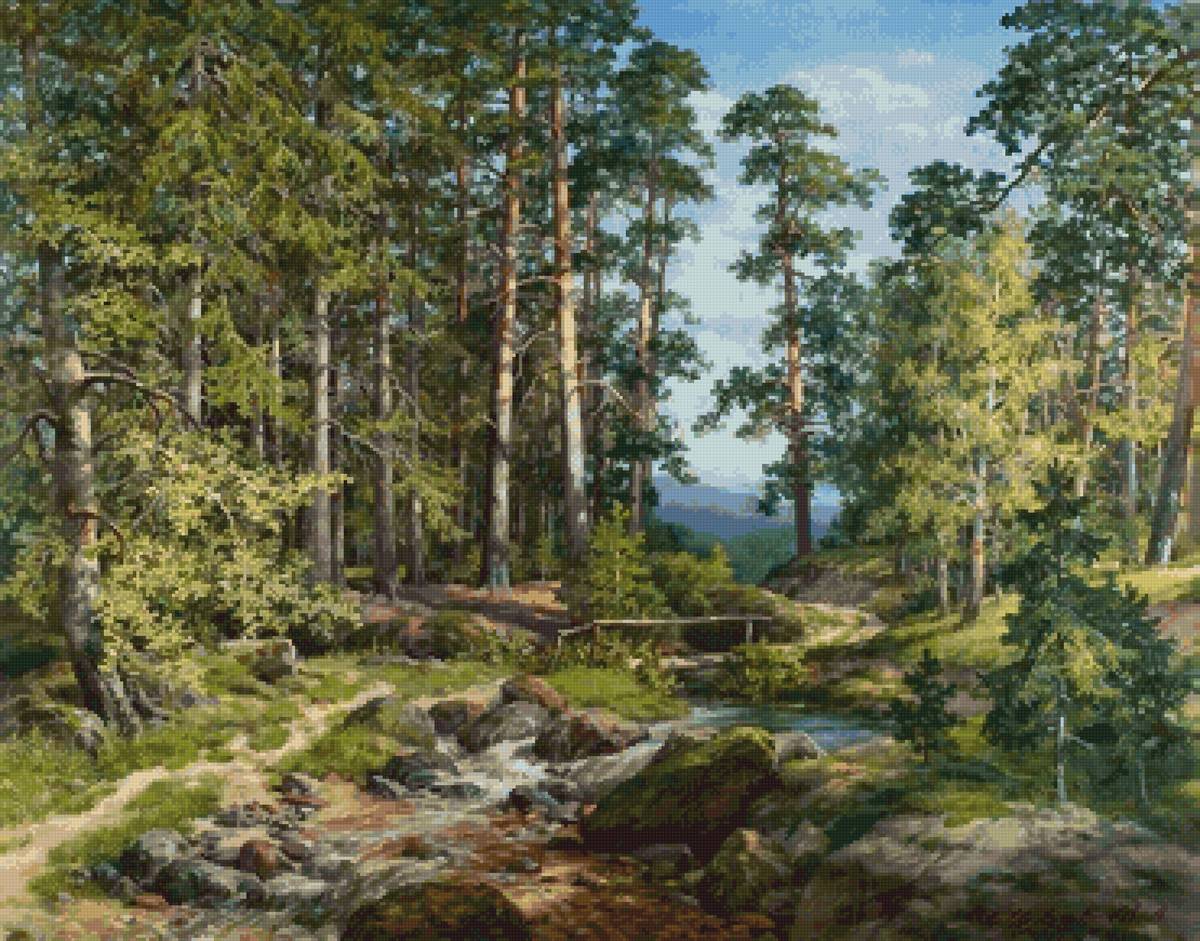 Лесная речка - предпросмотр