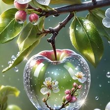 Схема вышивки «Яблоневый цвет»