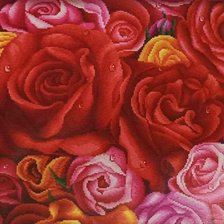 Схема вышивки «Hoa hồng»