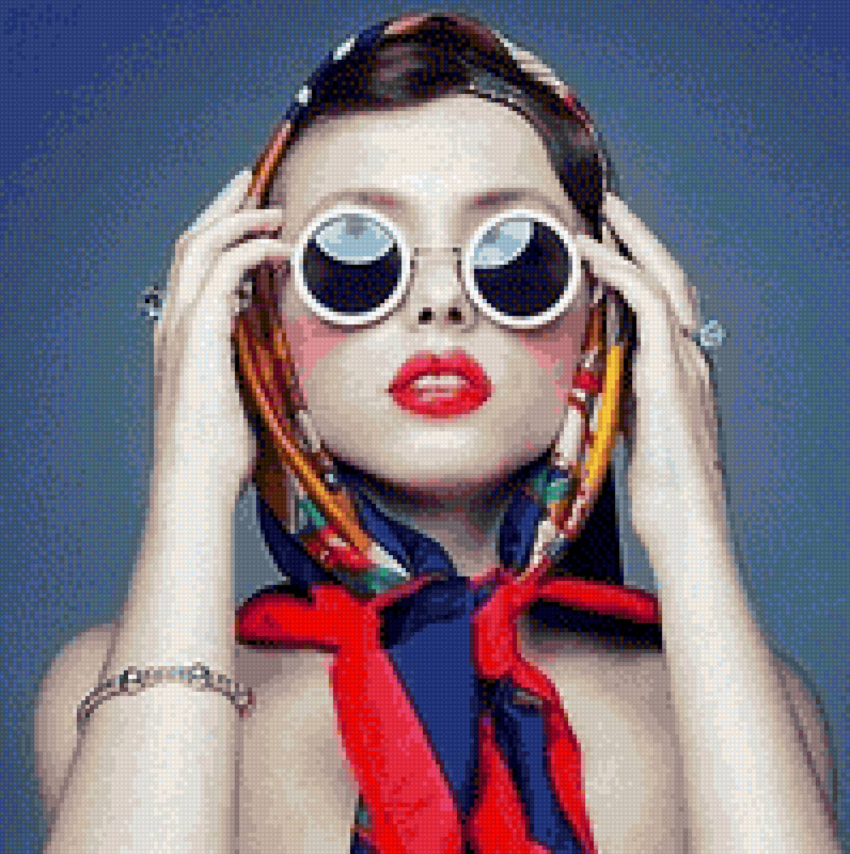 Mujer con gafas - предпросмотр