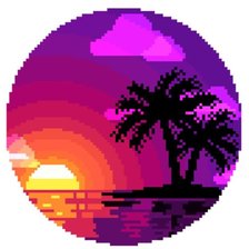 Схема вышивки «Пальмы»