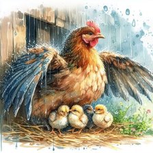 Схема вышивки «Мамина забота»