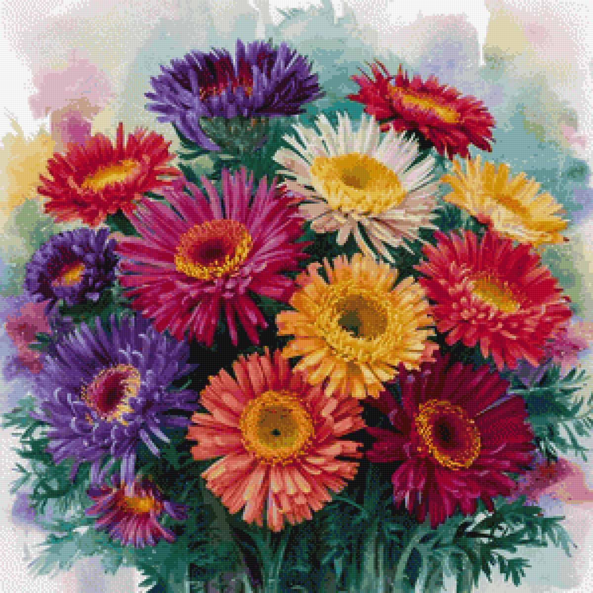 Хризантемы - цветы, хризантемы - предпросмотр