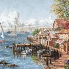 Схема вышивки «Парус»