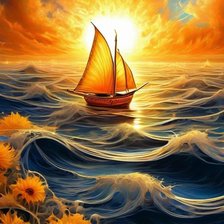 Схема вышивки «К солнцу»