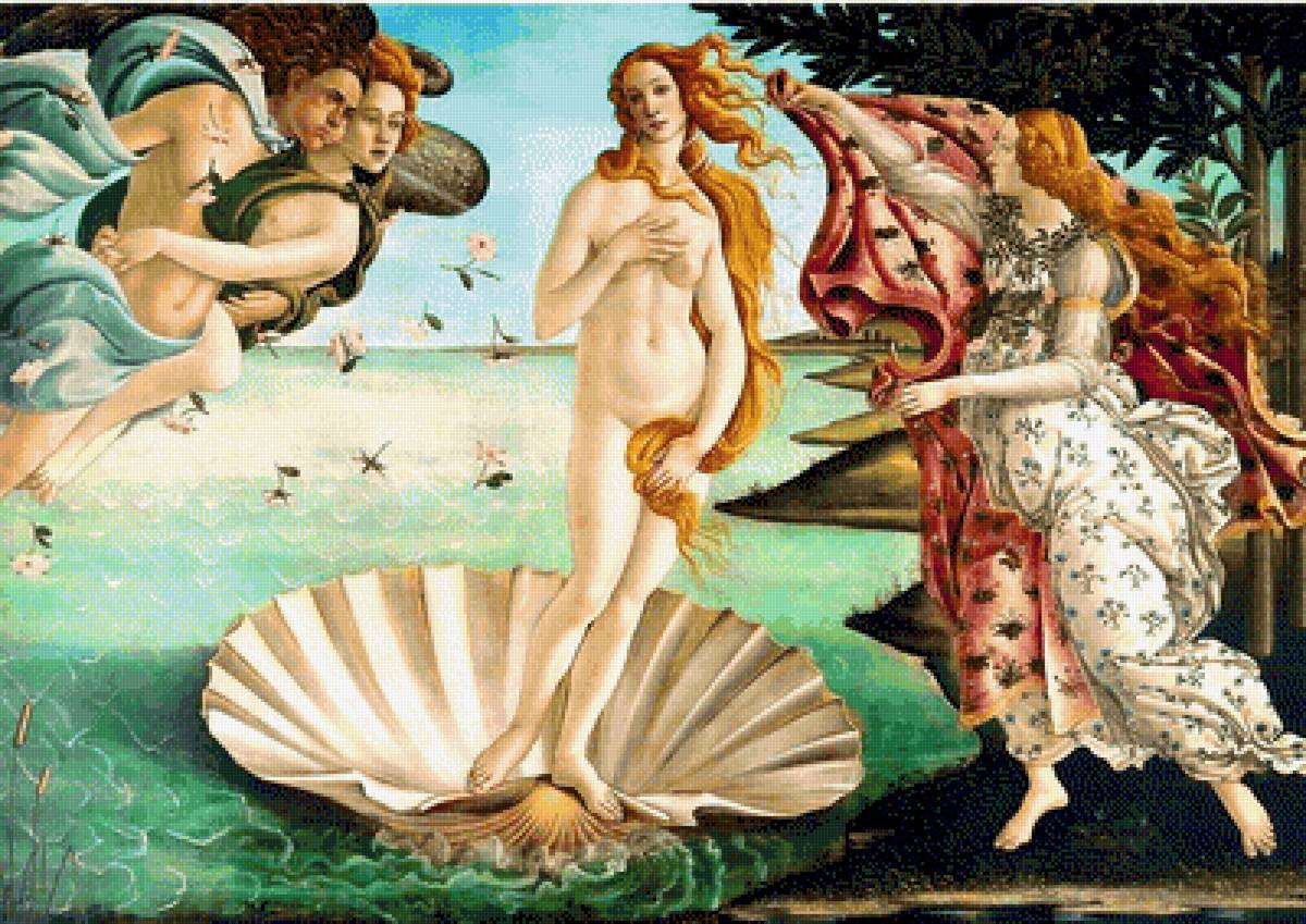 Sandro Botticelli - The Birth of Venus - sandro botticelli - the birth of venus - предпросмотр