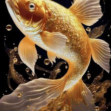 Схема вышивки «Рыбка»