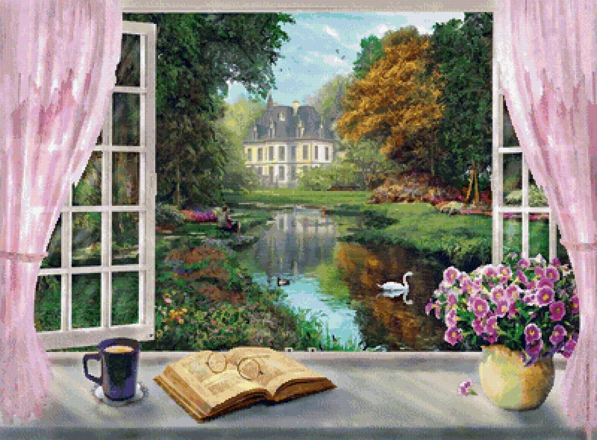 Чудесный вид - окно - предпросмотр