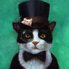 Схема вышивки «Джентельмен»