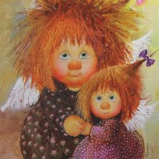 Схема вышивки «Солнечный ангел»