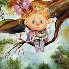 Схема вышивки «Солнечный ангел»