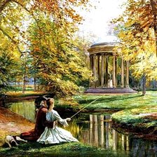 Схема вышивки «В парке»