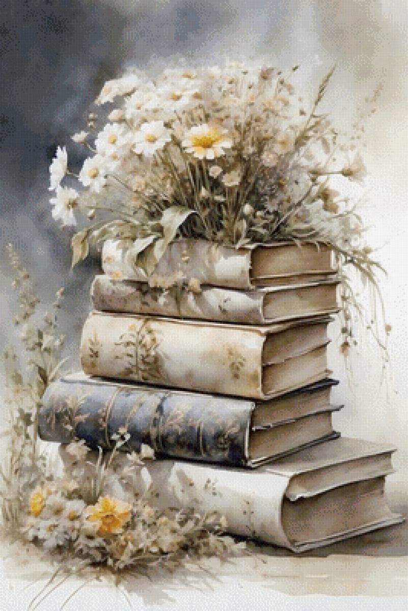 КНИГИ С ЦВЕТАМИ - предпросмотр