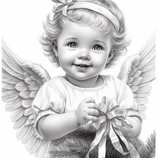 Схема вышивки «СЛАВНЫЙ АНГЕЛОЧЕК»