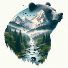 Схема вышивки «Мишка»