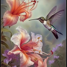 Схема вышивки «Цветы»