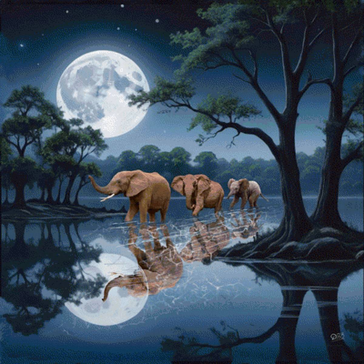 Слоны - предпросмотр