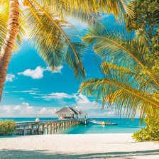 Схема вышивки «Пляж»