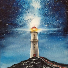 Схема вышивки «Маяк»