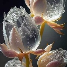 Схема вышивки «Стеклянные розы»