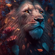 Схема вышивки «Лев»