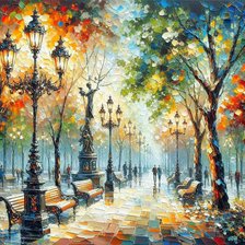 Схема вышивки «Plimbare in parc»