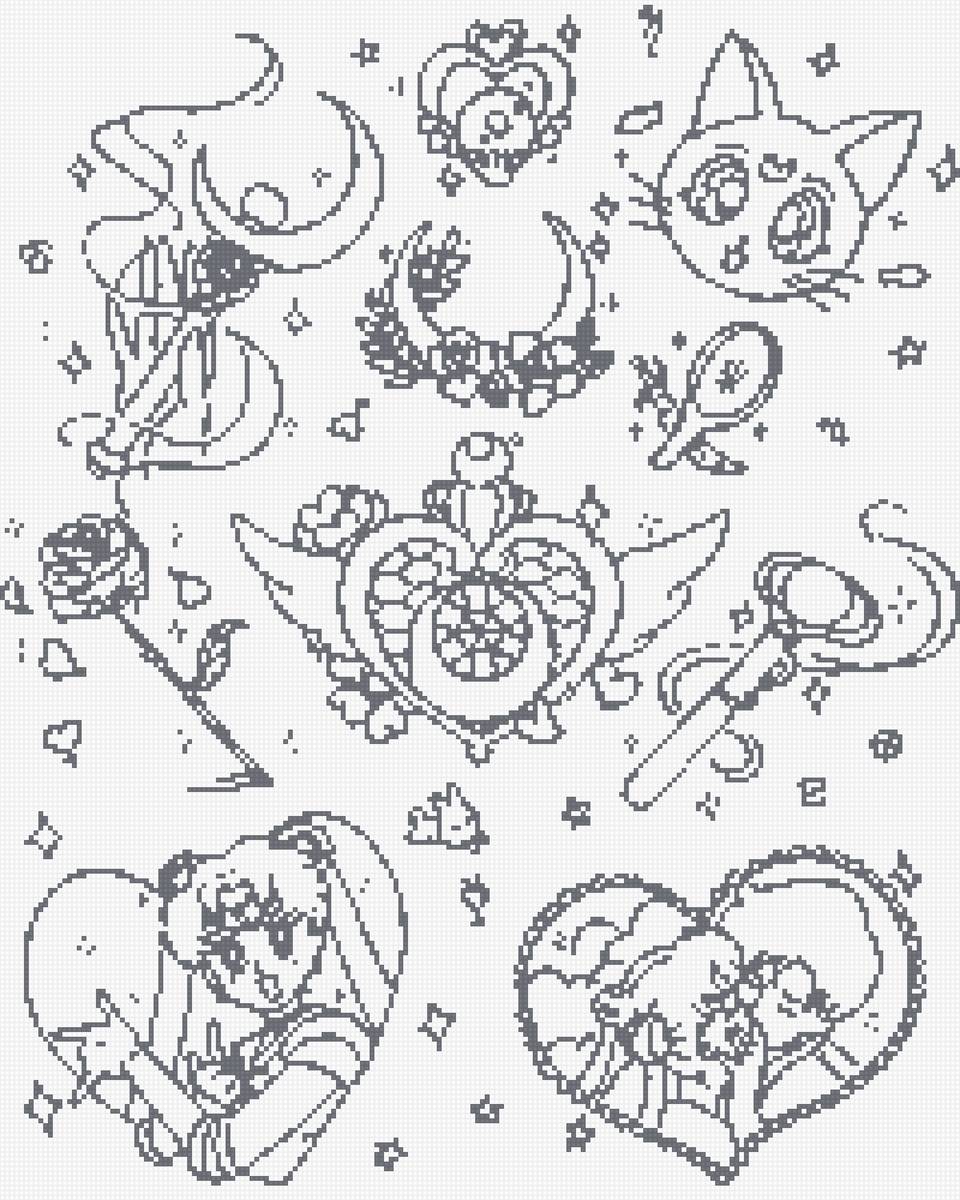 Сейлор Мун маленькие картинки - сейлор мун - предпросмотр