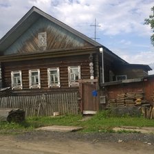 Схема вышивки «Дом летом»