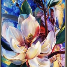 Схема вышивки «Цветы»