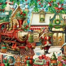 Схема вышивки «NORTH POLE»