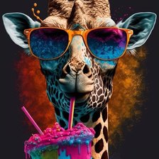 Схема вышивки «Жираф»