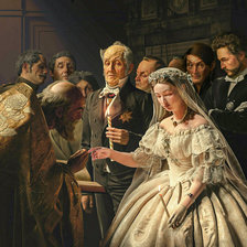 Схема вышивки «Неравный брак»