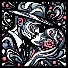 Схема вышивки «пара»