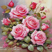 Схема вышивки «Trandafiri»