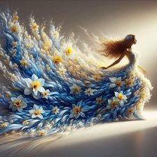 Схема вышивки «Цветочная балерина 4»