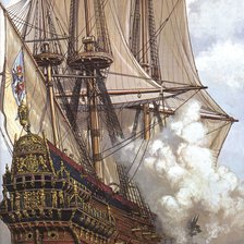 Схема вышивки «парусник виктори»