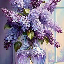 Схема вышивки «СИРЕНЬ»