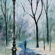 Схема вышивки «зимний город4»