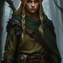 Схема вышивки «Лесной эльф»