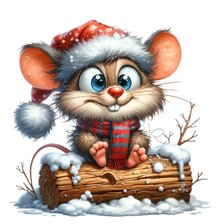 Схема вышивки «Мышонок»