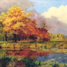 Схема вышивки «ОСЕННИЙ ПЕЙЗАЖ»