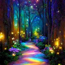 Схема вышивки «Дорога»