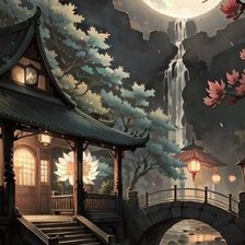 Схема вышивки «ночной город9»